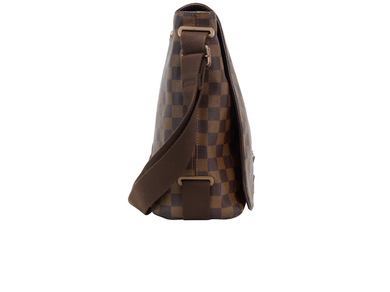 Brooklyn Messenger, &pound;450, Handbags, Brown, Canvas, Side view